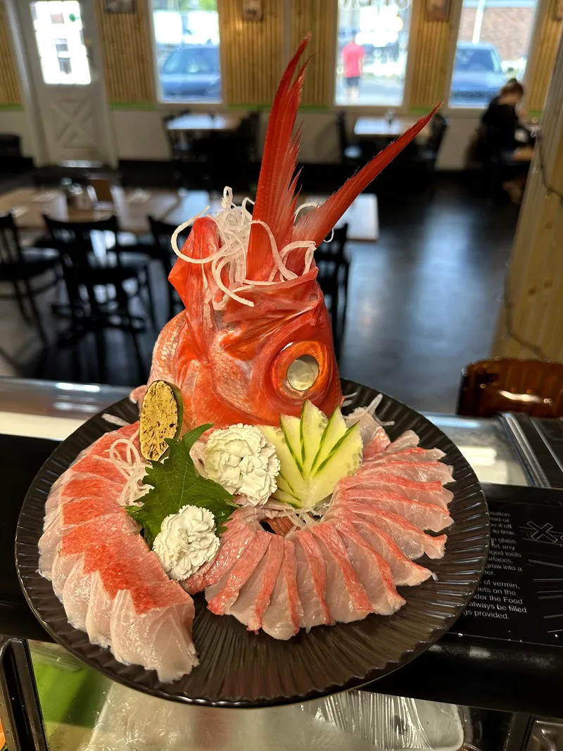 Whole-fish sashimi presentation at Kasabi in Hazelwood, MO